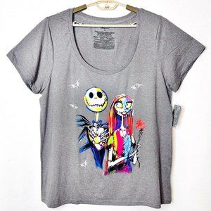Nightmare Before Christmas Jack & Sally T-Shirt - Disney - Size 4XL - NWT
